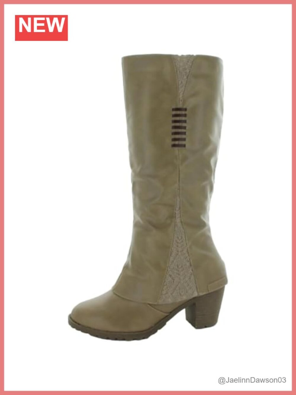 MUK LUKS Lacy Lottie Womens Calf High Memory Foam Boots